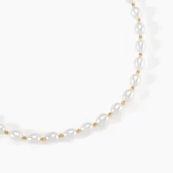 Marc Orian Colliers|Colliers Avec Pierres > Collier Billes Or Jaune Perle De Culture