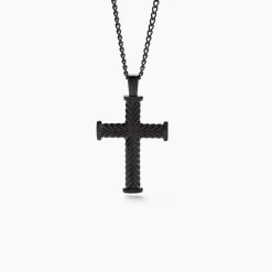 Collier Black Love Acier Bicolore