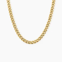 BOSS BIJOUX Colliers|Colliers Acier Inoxydable > Collier Boss Chain For Him Acier Jaune