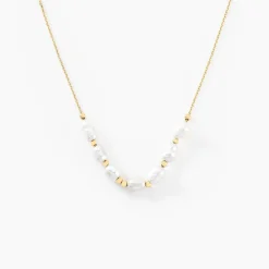 Marc Orian Colliers|Colliers Avec Pierres > Collier Bron Or Jaune Perle De Culture