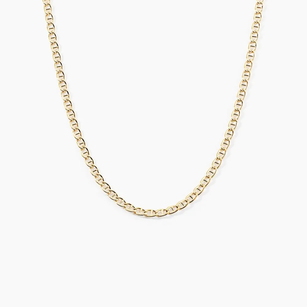 Marc Orian Colliers|Chaines Femme > Collier Capucin Or Jaune Maille Marine Plate