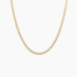 Marc Orian Colliers|Chaines Homme > Collier Capucin Or Jaune Maille Marine Plate