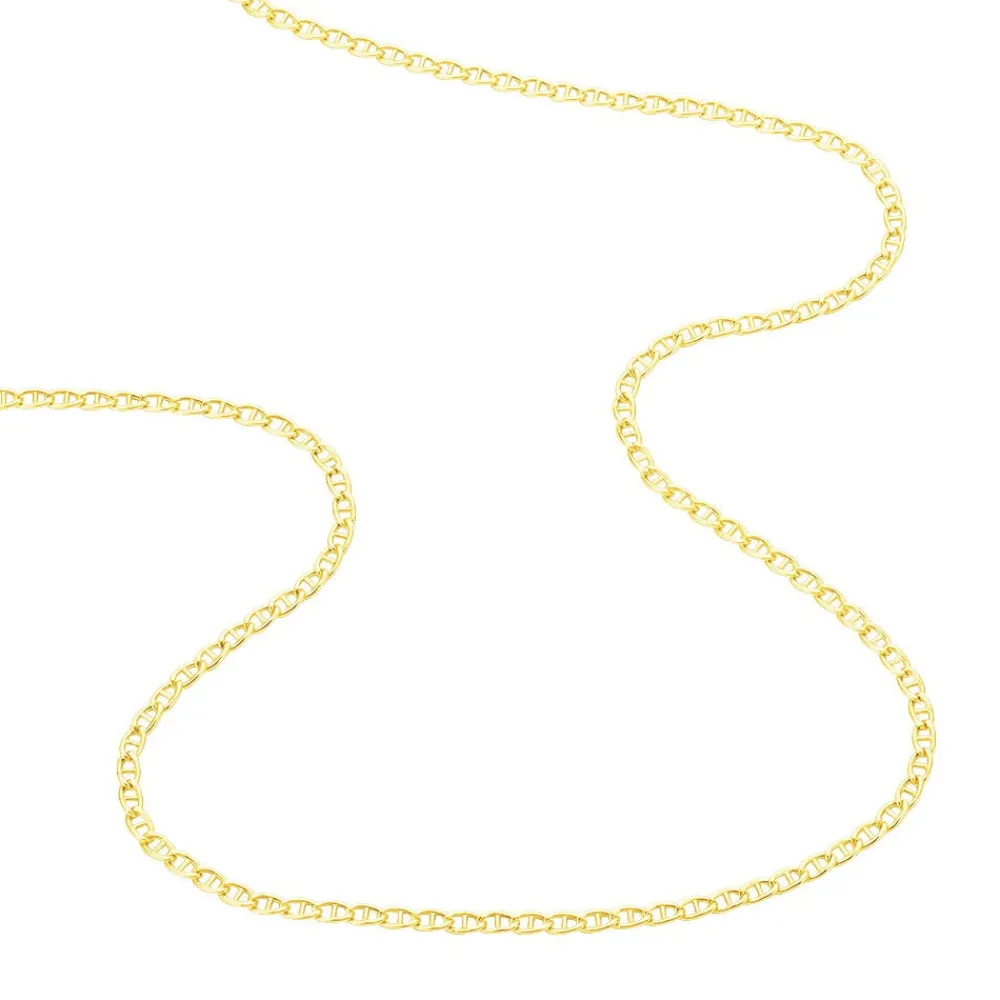 Marc Orian Colliers|Chaines Homme > Collier Capucin Or Jaune Maille Marine Plate