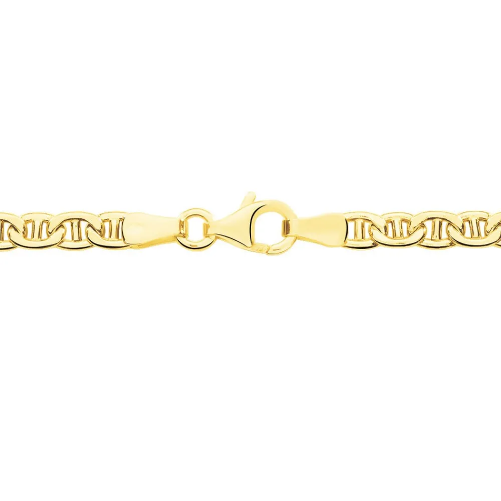 Marc Orian Colliers|Chaines Homme > Collier Capucin Or Jaune Maille Marine Plate