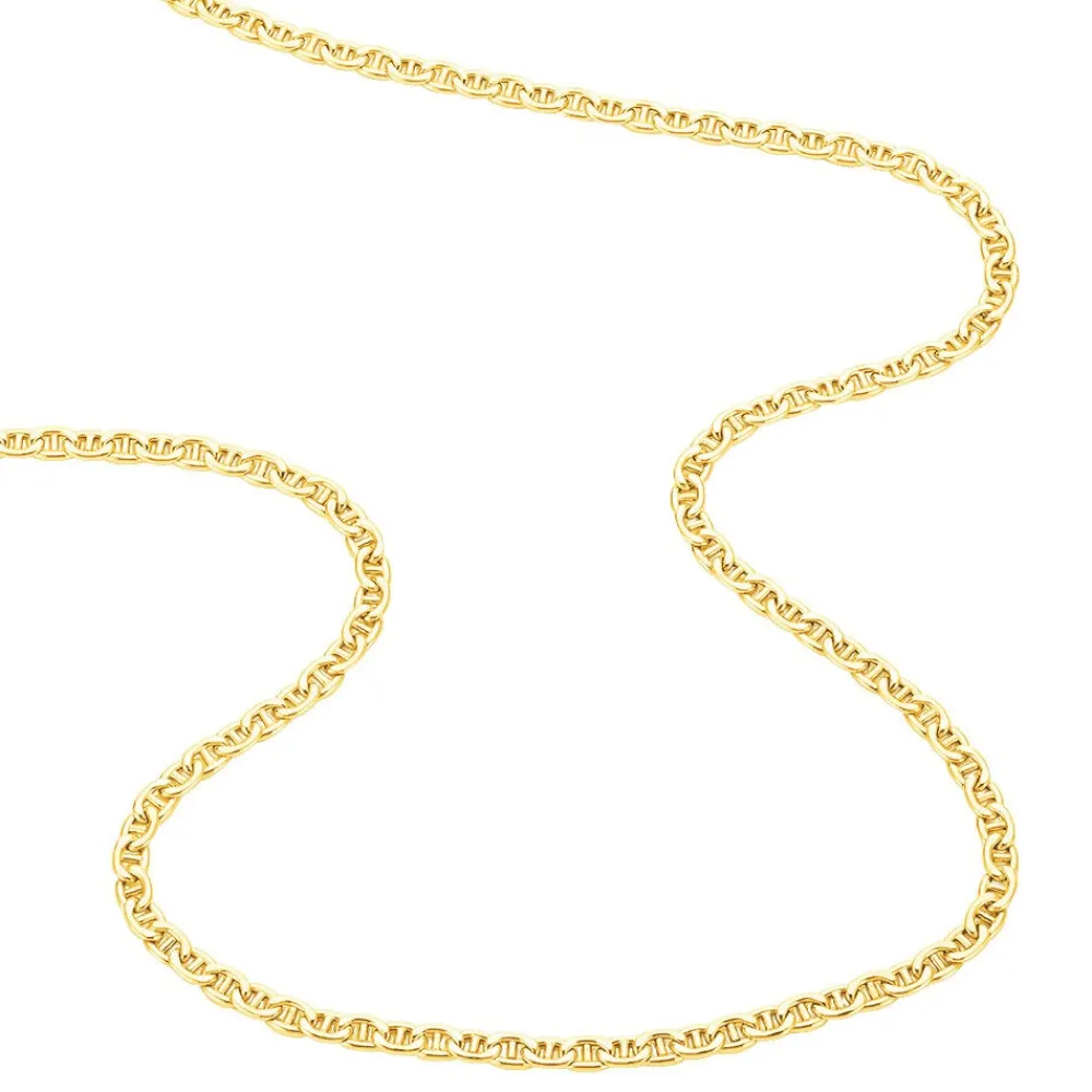 Marc Orian Colliers|Chaines Homme > Collier Capucin Or Jaune Maille Marine Plate