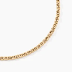 Marc Orian Colliers|Chaines Homme > Collier Capucin Or Jaune Maille Marine Plate