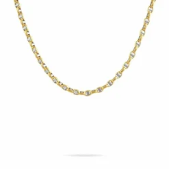 Marc Orian Colliers|Chaines Femme > Collier Carlo Or Bicolore Maille Marine Ronde