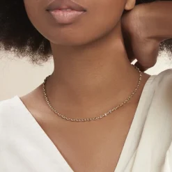Marc Orian Colliers|Chaines Femme > Collier Carlo Or Bicolore Maille Marine Ronde