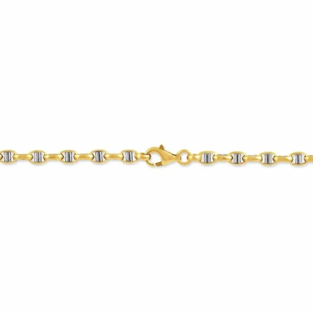 Marc Orian Colliers|Chaines Homme > Collier Carlo Or Bicolore Maille Marine Ronde