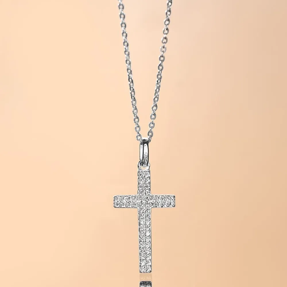 Marc Orian Colliers Fantaisie|Colliers > Collier Carola Argent Blanc Oxyde De Zirconium