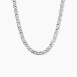 Marc Orian Colliers|Colliers Argent > Collier Casper Argent Blanc