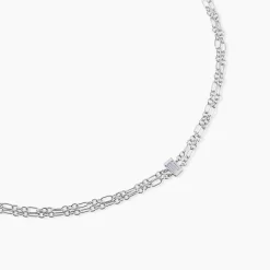 Marc Orian Colliers|Colliers Avec Pierres > Collier Chanelle Argent Blanc Oxyde De Zirconium