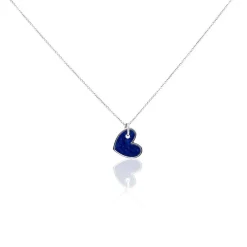 Marc Orian Colliers Fantaisie|Colliers > Collier Charla Argent Blanc Lapis Lazuli argent blanc lapis lazuli bleu