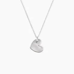 Collier Charla Argent Blanc Nacre