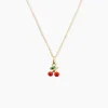 Marc Orian Colliers|Colliers Avec Pierres > Collier Cherry Cerise Or Jaune