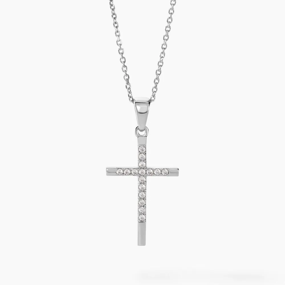 Marc Orian Colliers Fantaisie|Colliers > Collier Chirsta Argent Blanc Oxyde De Zirconium
