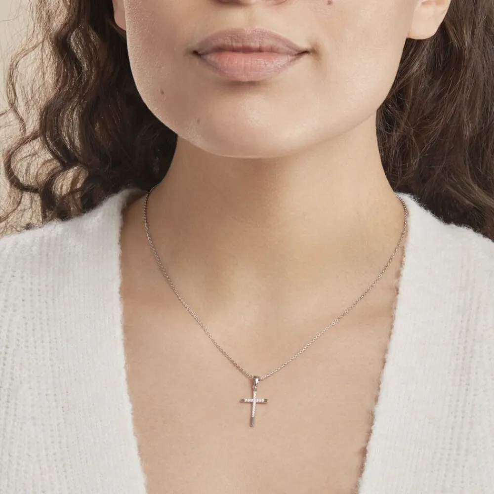Marc Orian Colliers Fantaisie|Colliers > Collier Chirsta Argent Blanc Oxyde De Zirconium