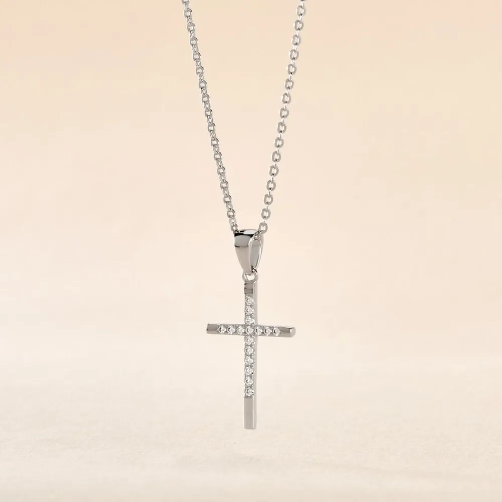Marc Orian Colliers Fantaisie|Colliers > Collier Chirsta Argent Blanc Oxyde De Zirconium
