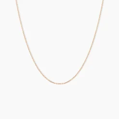 Collier Claudine Argent Rose