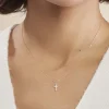 Marc Orian Colliers|Colliers Avec Pierres > Collier Cobeia Croix Maille Forçat Or Jaune Oxyde De Zirconium