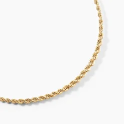 Marc Orian Colliers|Bijoux Femme > Collier Cordelia Danilo Maille Corde Or Jaune