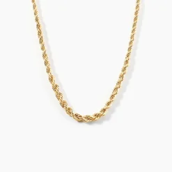 Marc Orian Colliers|Bijoux Femme > Collier Cordelia Danilo Maille Corde Or Jaune