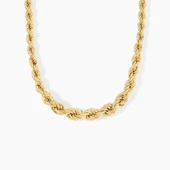 Marc Orian Colliers|Bijoux Femme > Collier Cordelia Danilo Maille Corde Or Jaune