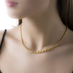 Marc Orian Colliers|Chaines Femme > Collier Cordelia Danilo Maille Corde Et Venitienne