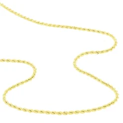 Collier Cordelia Maille Corde Or Jaune