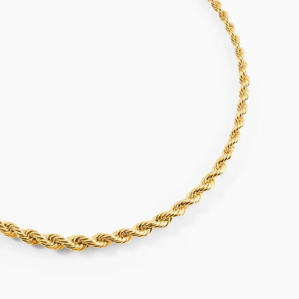 Marc Orian Colliers|Chaines Femme > Collier Cordelia Maille Corde Or Jaune