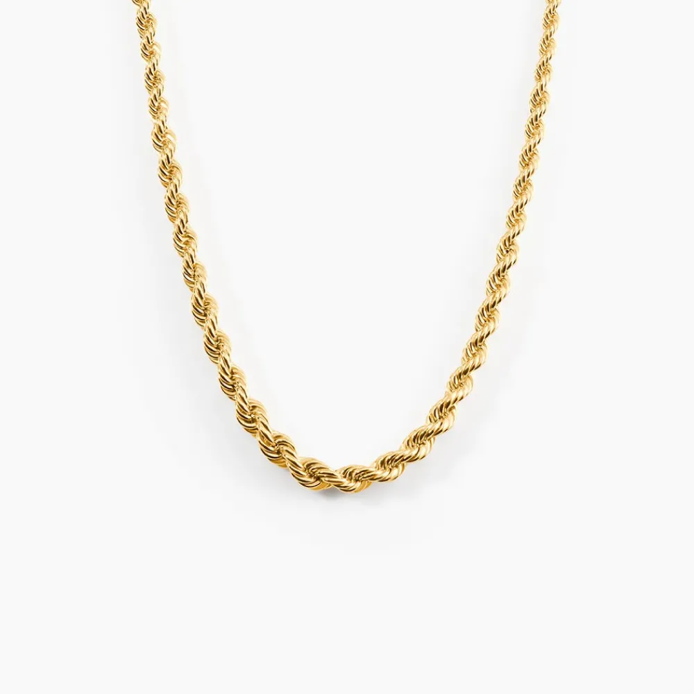 Marc Orian Colliers|Chaines Femme > Collier Cordelia Maille Corde Or Jaune