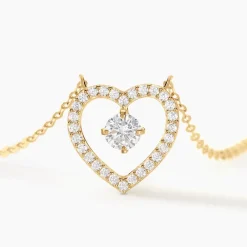 Marc Orian Colliers|Colliers Cœur > Collier Cortney Or Jaune Oxyde De Zirconium