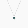 Collier Cyprien Argent Blanc Amazonite