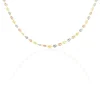 Collier Dami Maille Grain De Cafe Or Tricolore