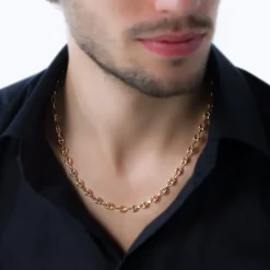 Collier Dami Or Tricolore