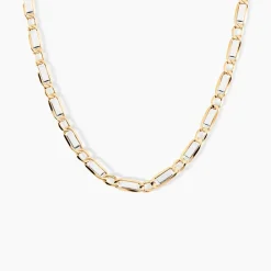Marc Orian Colliers|Chaines Homme > Collier Danae Plaquette Or Bicolore