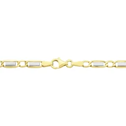 Marc Orian Colliers|Chaines Homme > Collier Danae Plaquette Or Bicolore