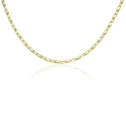 Marc Orian Colliers|Chaines Homme > Collier Danae Plaquette Or Bicolore