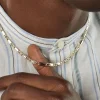Marc Orian Colliers|Chaines Homme > Collier Danae Plaquette Or Bicolore