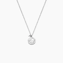 Collier Denzel Argent Blanc Oxyde De Zirconium