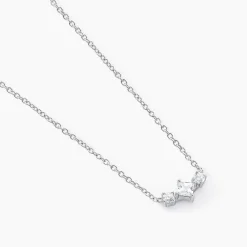 Marc Orian Colliers Fantaisie|Colliers > Collier Desert De Zirconium argent blanc oxyde