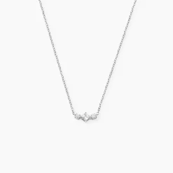 Marc Orian Colliers Fantaisie|Colliers > Collier Desert De Zirconium argent blanc oxyde