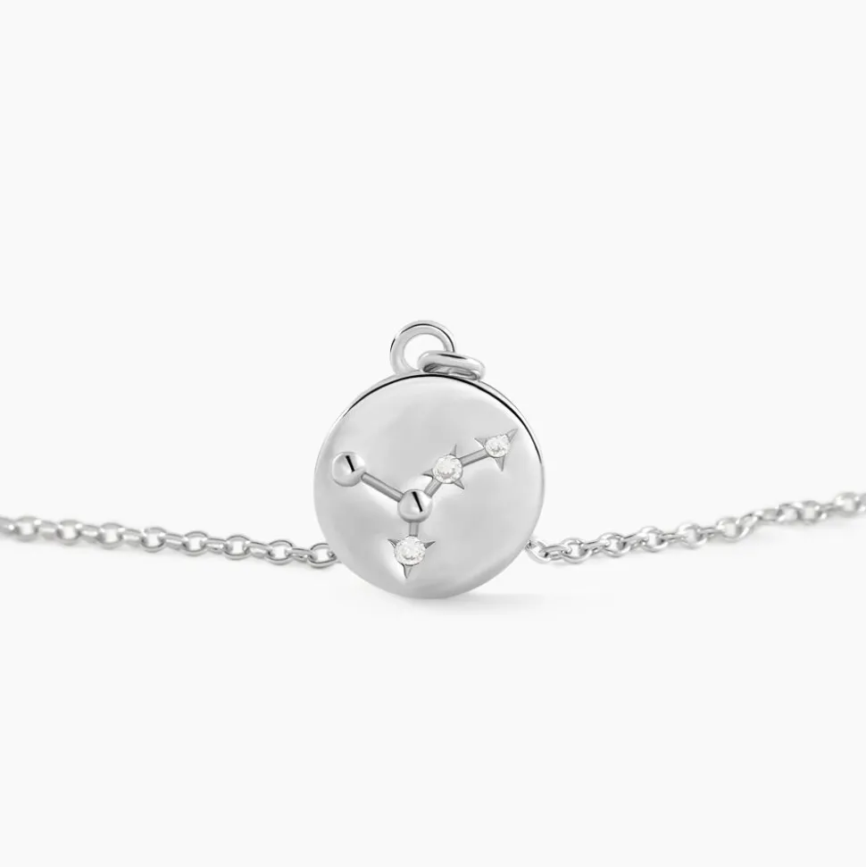 Collier Despina Argent Blanc Oxyde De Zirconium