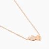 Collier Deven Argent Rose Oxyde De Zirconium