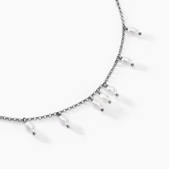 Marc Orian Colliers Fantaisie|Colliers > Collier Didem Argent Blanc Perle De Culture