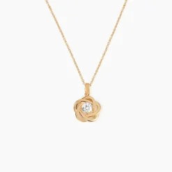 Collier Djanaelle Plaqué Or Jaune Oxyde De Zirconium