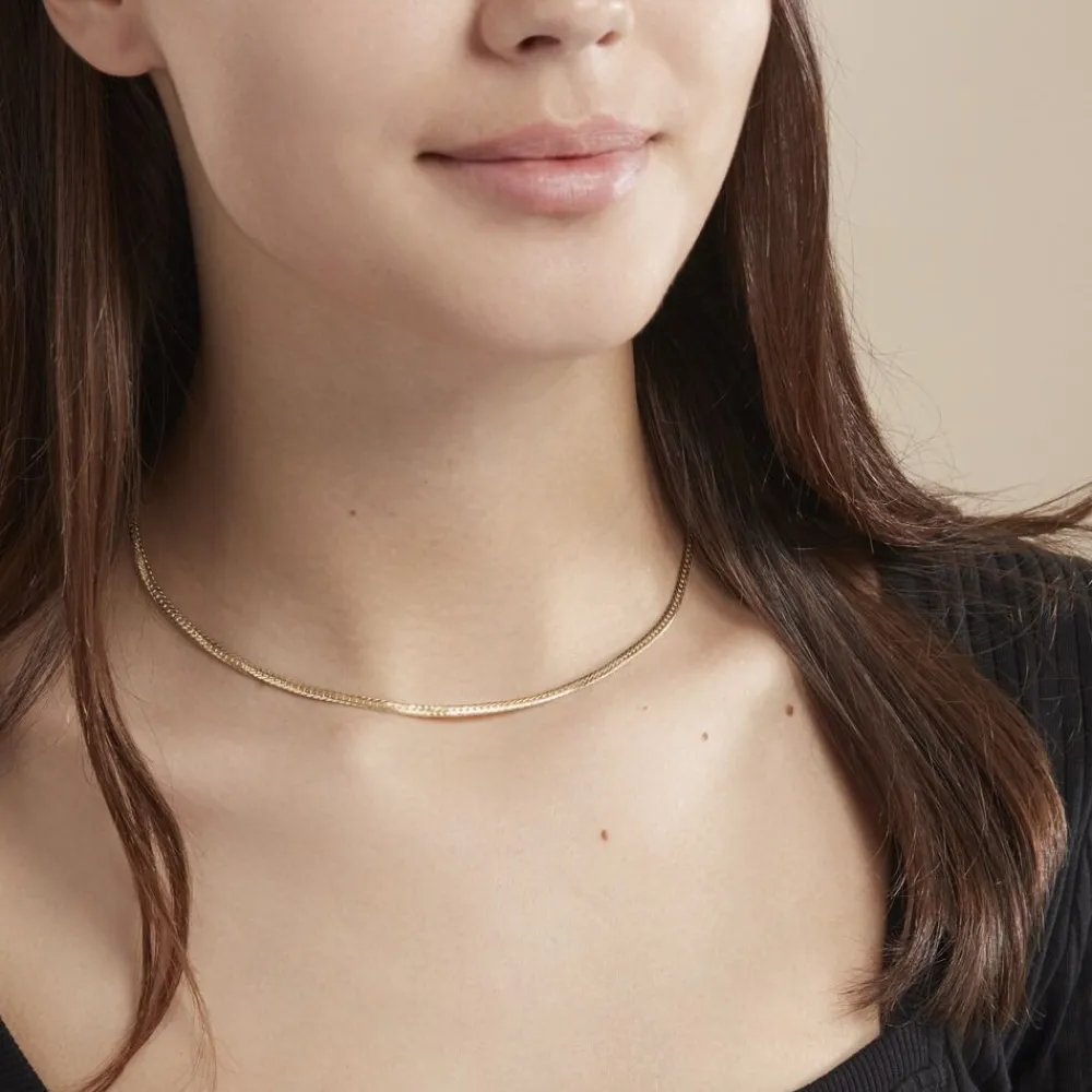 Marc Orian Colliers|Bijoux Femme > Collier Doline Maille Anglaise Or Jaune