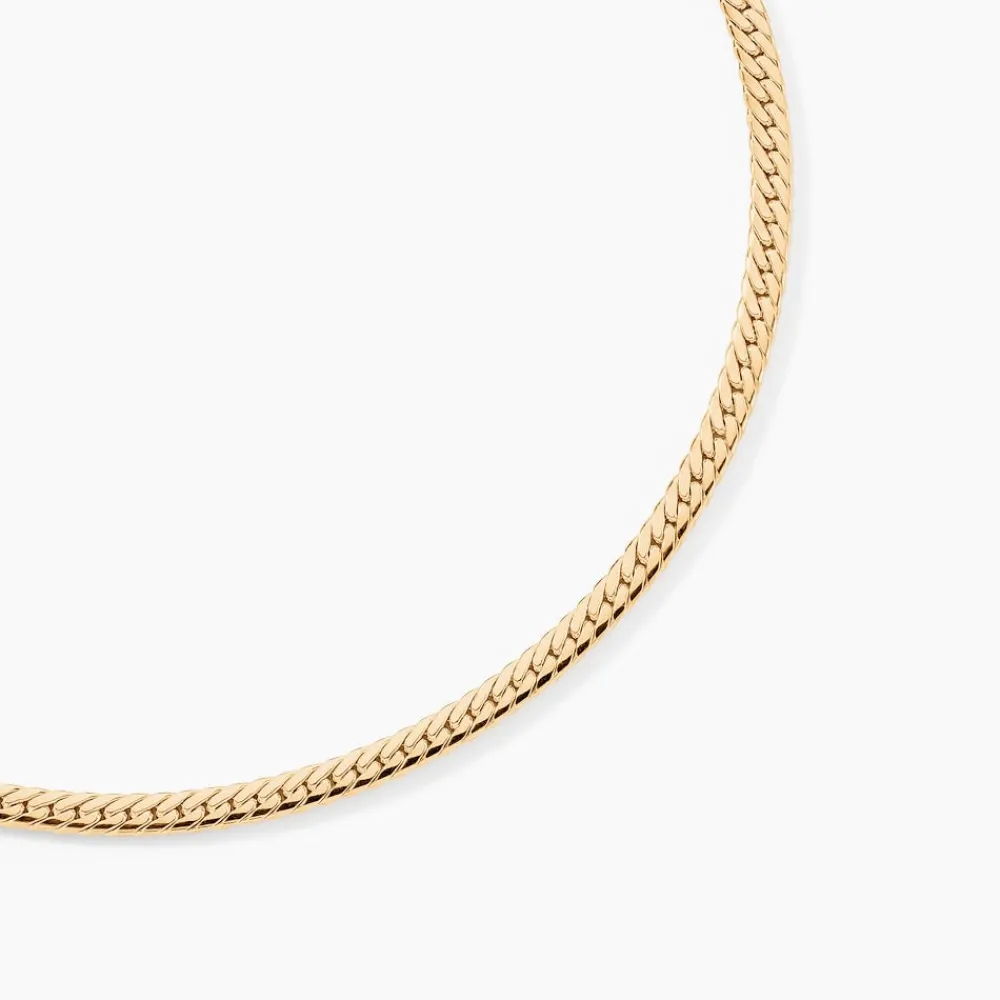Marc Orian Colliers|Chaines Femme > Collier Doline Maille Anglaise Or Jaune