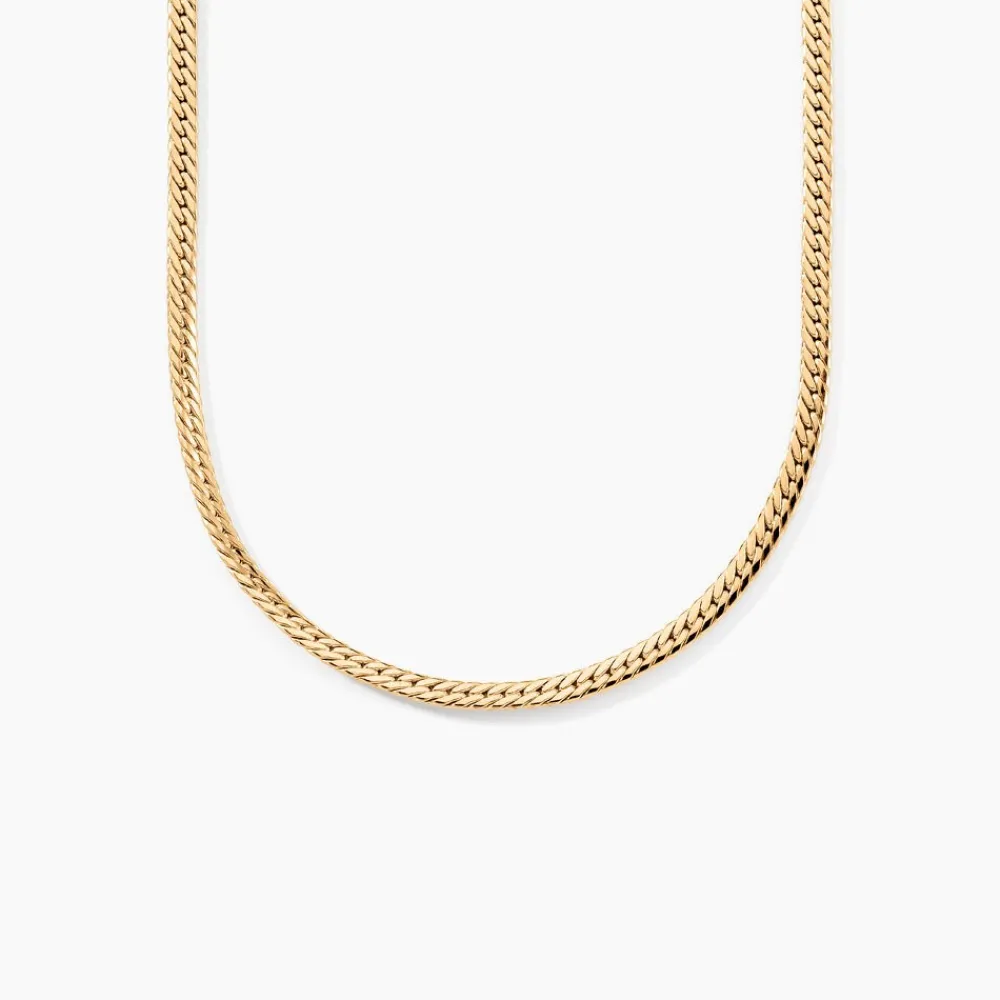 Marc Orian Colliers|Chaines Femme > Collier Doline Maille Anglaise Or Jaune