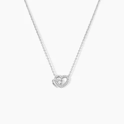 Collier Donatiane Argent Blanc Oxyde De Zirconium